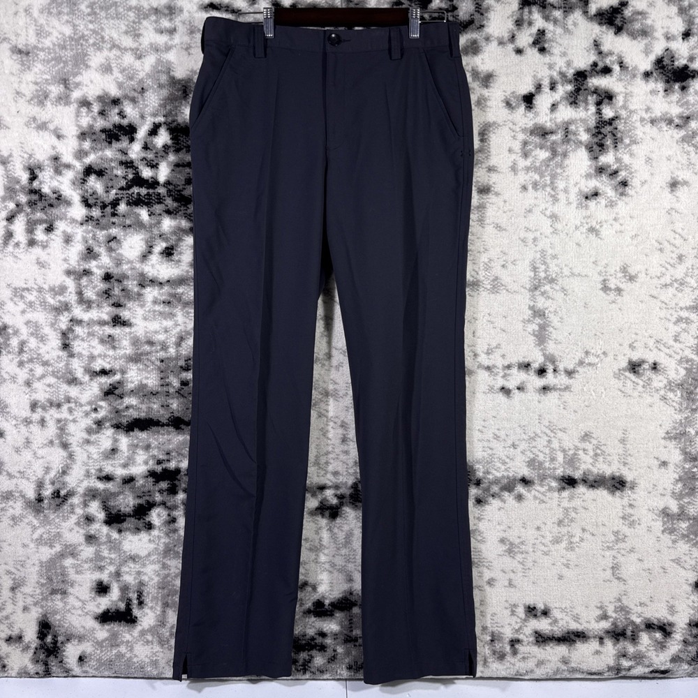 Under Armour Bent Grass Pants Mens Size 34x34 Black Performance Golf Stretch